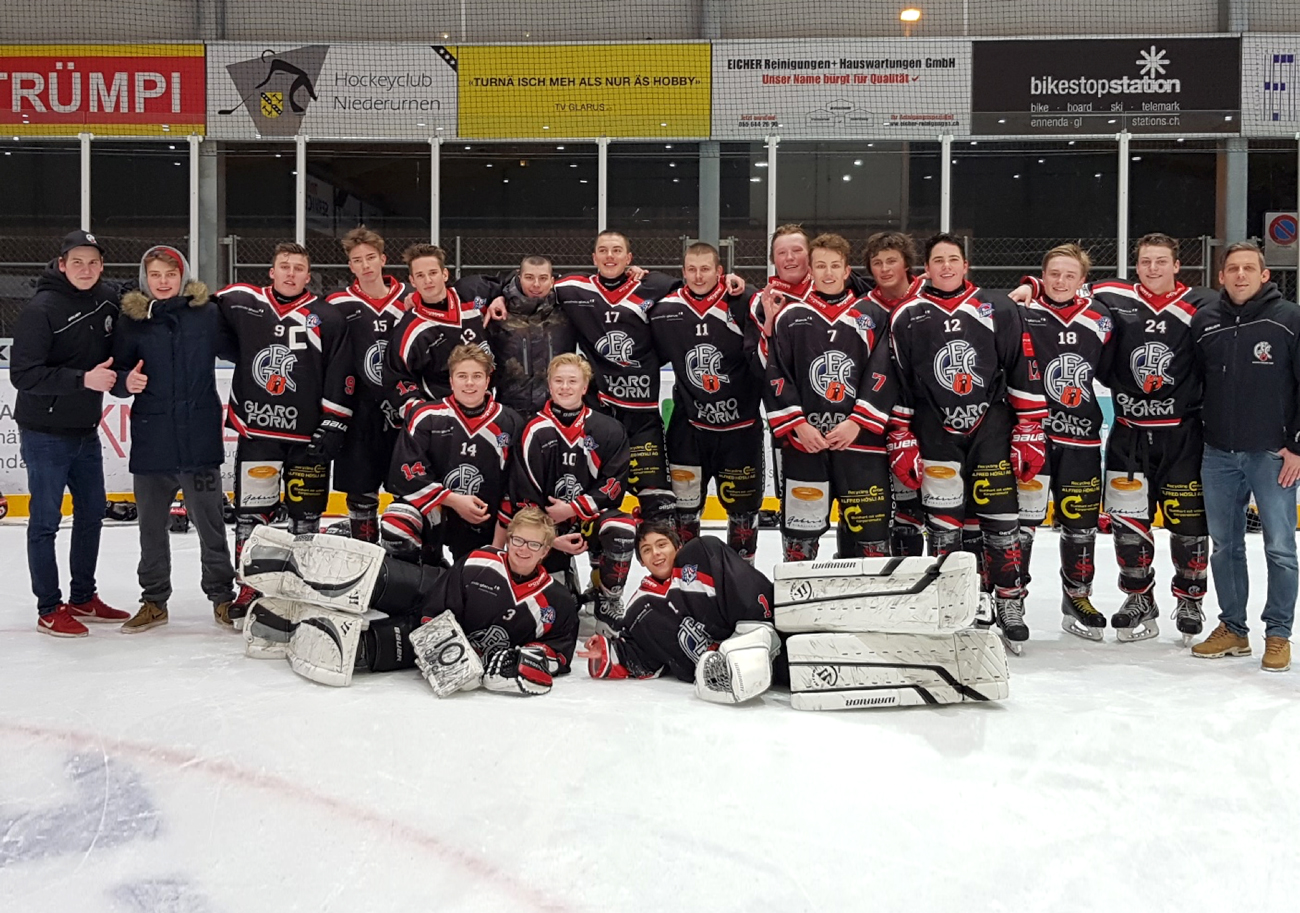 GEC-Junioren-Team Saison 2017/18. Foto: Jrene Luchsinger